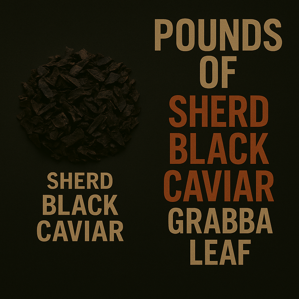 Bulk Shredded Grabba Leaf — Sherd Premium Varieties (¼ LB – 10 LB Wholesale)
