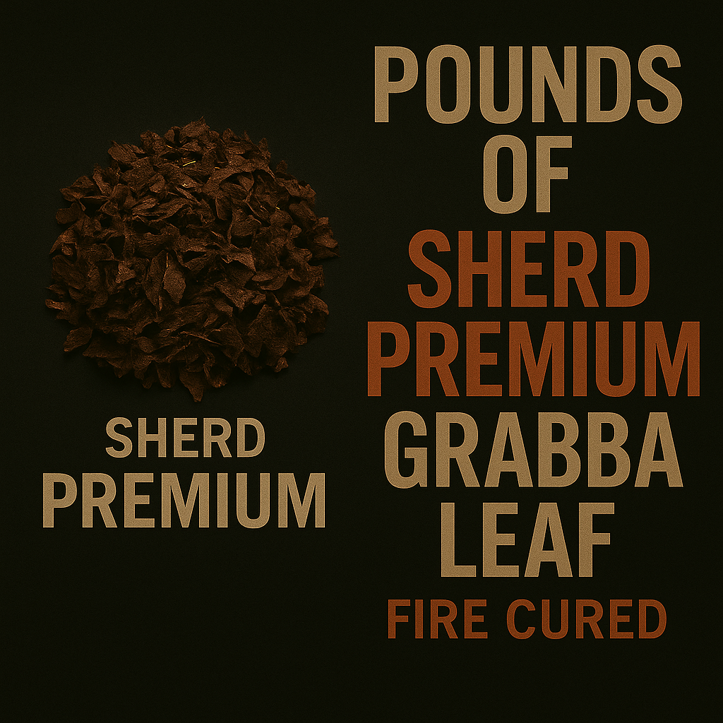 Bulk Shredded Grabba Leaf — Sherd Premium Varieties (¼ LB – 10 LB Wholesale)