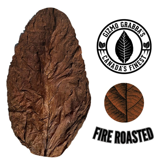 Dark Fire Roasted Grabba Leaf | Fire-Cured Excellence | Your Premium Natural Smoking Blend