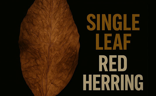 Red Herring Grabba – Single Leaf – Air Cured Natural Tobacco with Rich Aroma & Traditional Caribbean Flavor | GizmoGrabbas