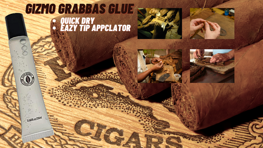 🌟💧 Gizmo Grabbas Glue - Premium Cigar Glue Tube 20ml | Must-Have for Perfect Blunts & Cigars | Easy-to-Use Applicator 📍